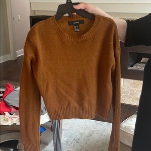 brown sweater